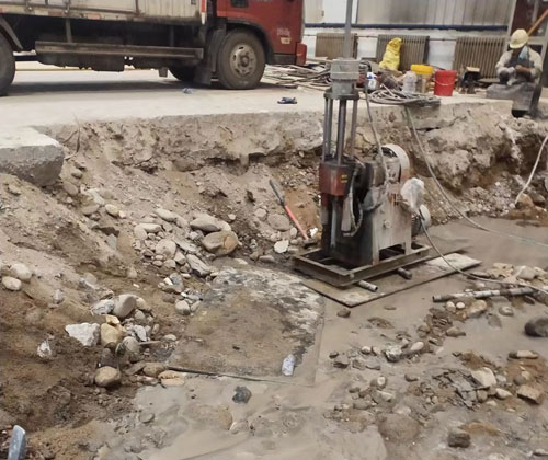 靖西公路下沉压浆